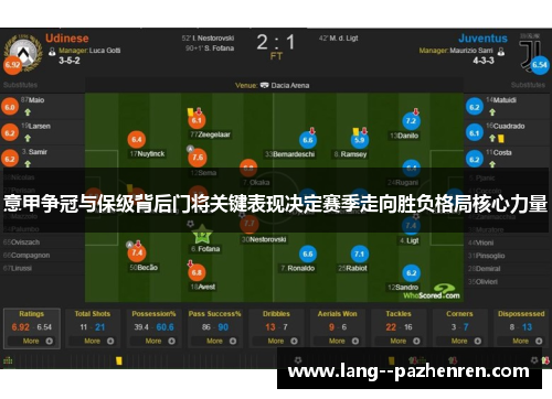 意甲争冠与保级背后门将关键表现决定赛季走向胜负格局核心力量 意甲争冠与保级背后门将关键表现决定赛季走向胜负格局核心力量